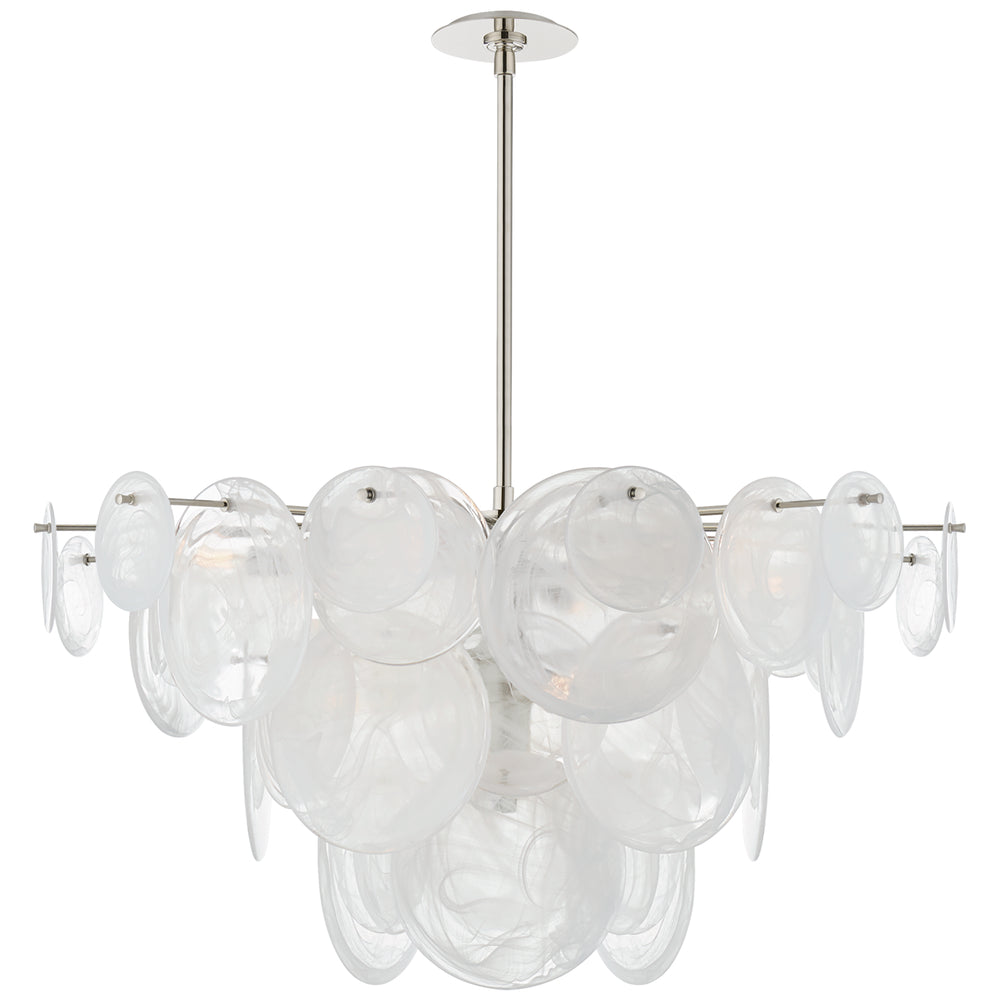 Visual Comfort Signature Canada - Nine Light Chandelier - Loire - Polished Nickel- Union Lighting Luminaires Decor