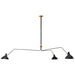 Visual Comfort Signature Canada - Three Light Chandelier - Charlton - Black- Union Lighting Luminaires Decor
