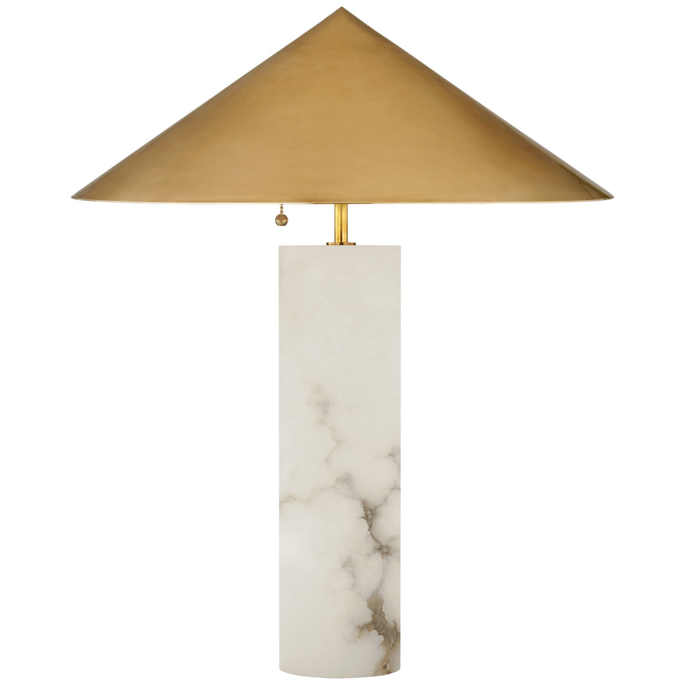 Visual Comfort Signature Canada - Three Light Table Lamp - Minimalist - Alabaster- Union Lighting Luminaires Decor
