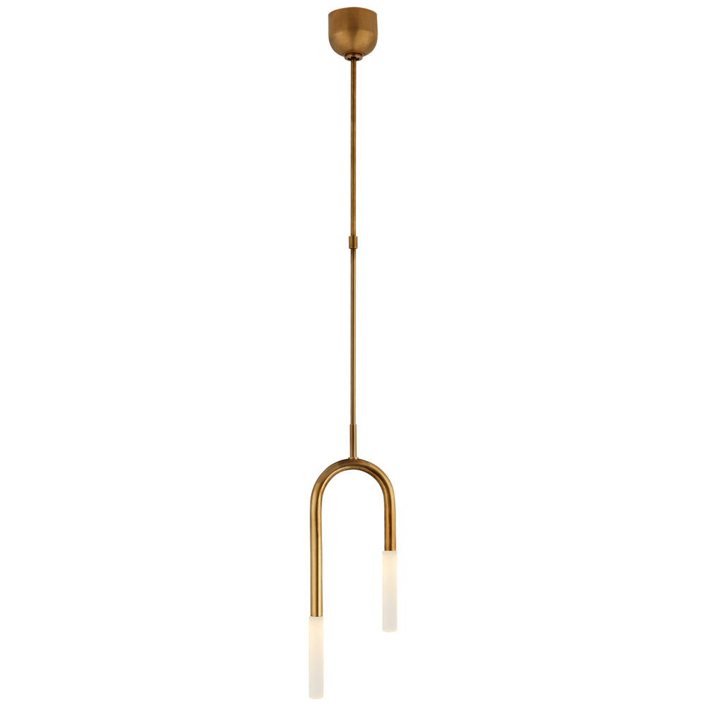 Visual Comfort Signature Canada - LED Pendant - Rousseau - Antique-Burnished Brass- Union Lighting Luminaires Decor