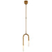 Visual Comfort Signature Canada - LED Pendant - Rousseau - Antique-Burnished Brass- Union Lighting Luminaires Decor