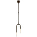 Visual Comfort Signature Canada - LED Pendant - Rousseau - Bronze- Union Lighting Luminaires Decor
