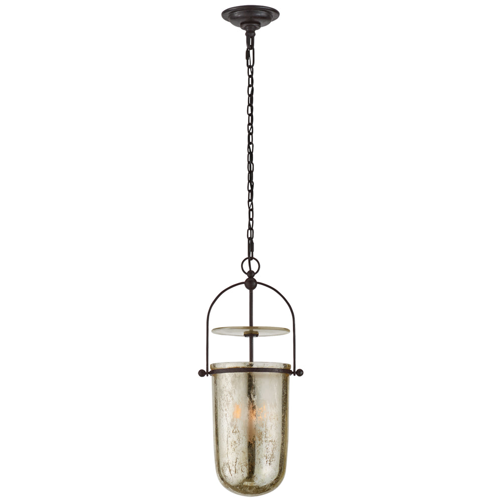 Visual Comfort Signature Canada - Three Light Lantern - Lorford - Aged Iron- Union Lighting Luminaires Decor