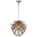 Visual Comfort Signature Canada - One Light Chandelier - Cynara - Burnished Silver Leaf- Union Lighting Luminaires Decor
