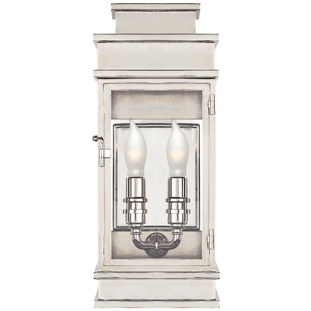 Visual Comfort Signature Canada - Two Light Wall Lantern - Linear Lantern - Polished Nickel- Union Lighting Luminaires Decor