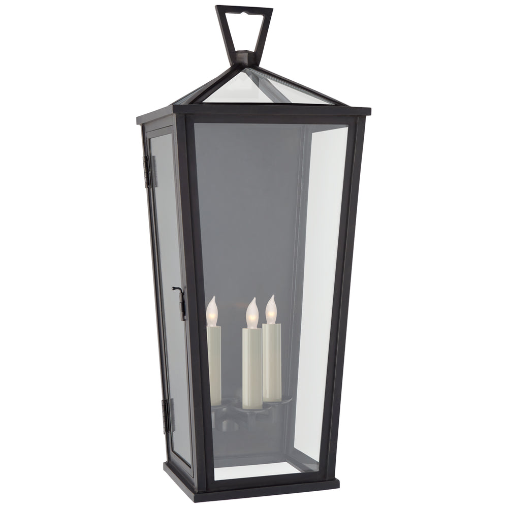 Visual Comfort Signature Canada - Three Light Wall Lantern - Darlana Outdoor - Bronze- Union Lighting Luminaires Decor