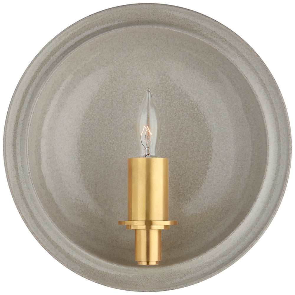 Visual Comfort Signature Canada - One Light Wall Sconce - Leeds - Shellish Gray- Union Lighting Luminaires Decor