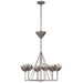 Visual Comfort Signature Canada - Six Light Chandelier - Alberto - Burnished Silver Leaf- Union Lighting Luminaires Decor