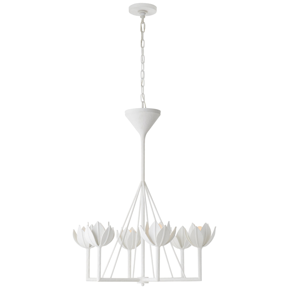 Visual Comfort Signature Canada - Six Light Chandelier - Alberto - Plaster White- Union Lighting Luminaires Decor