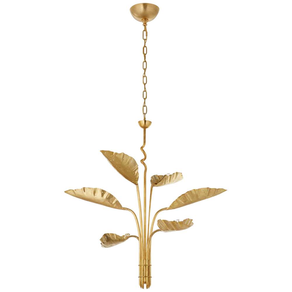 Visual Comfort Signature Canada - Six Light Chandelier - Dumaine - Antique-Burnished Brass- Union Lighting Luminaires Decor