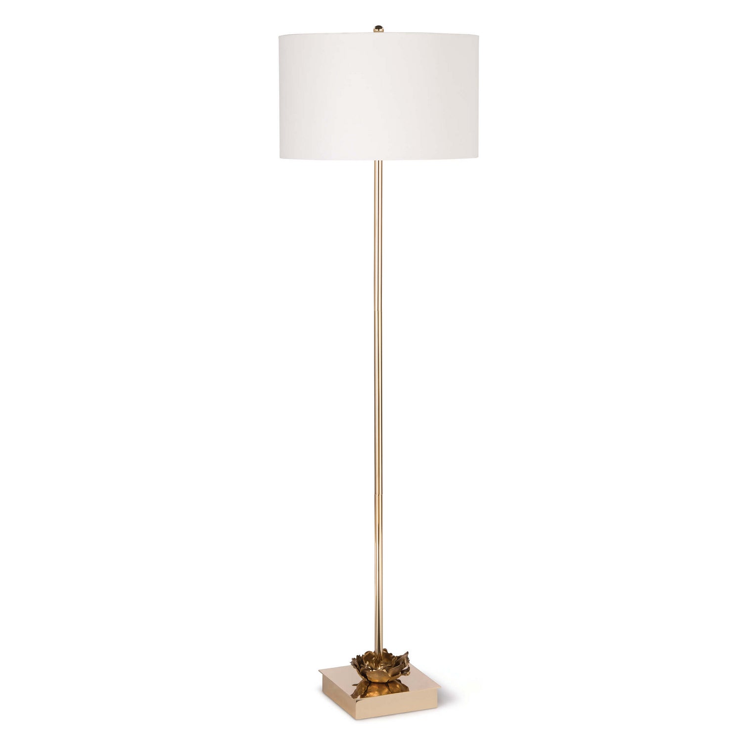 Regina Andrew - Two Light Floor Lamp - Adeline - Gold Leaf- Union Lighting Luminaires Decor
