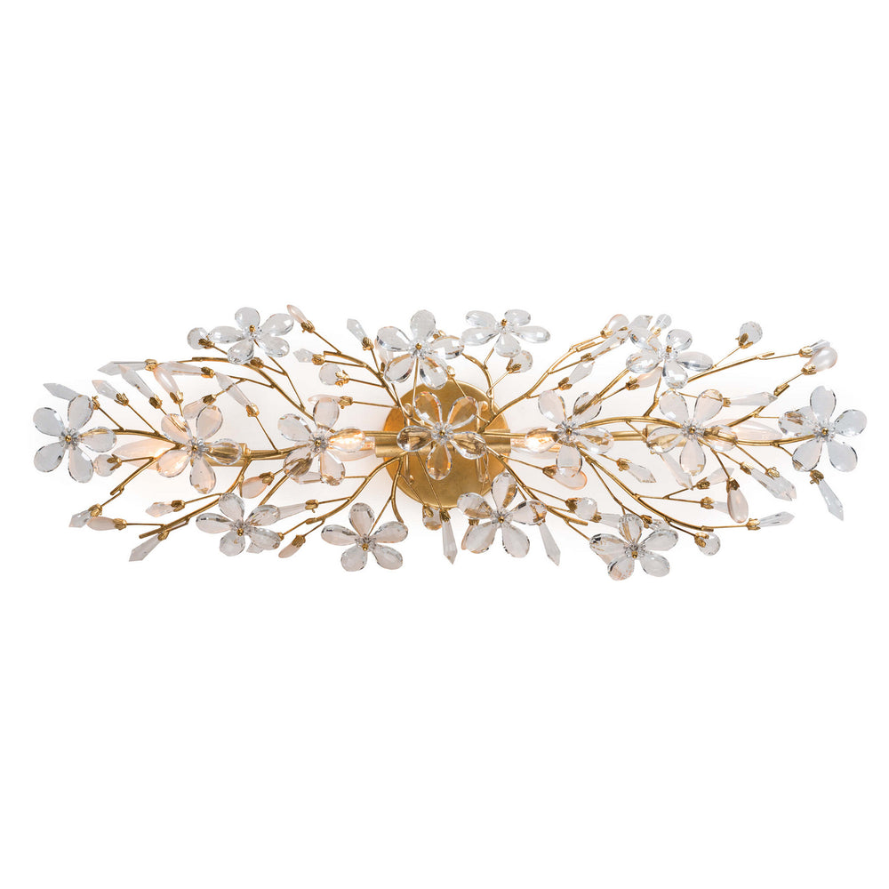 Regina Andrew Canada - Four Light Wall Sconce - Cheshire - Gold Leaf- Union Lighting Luminaires Decor