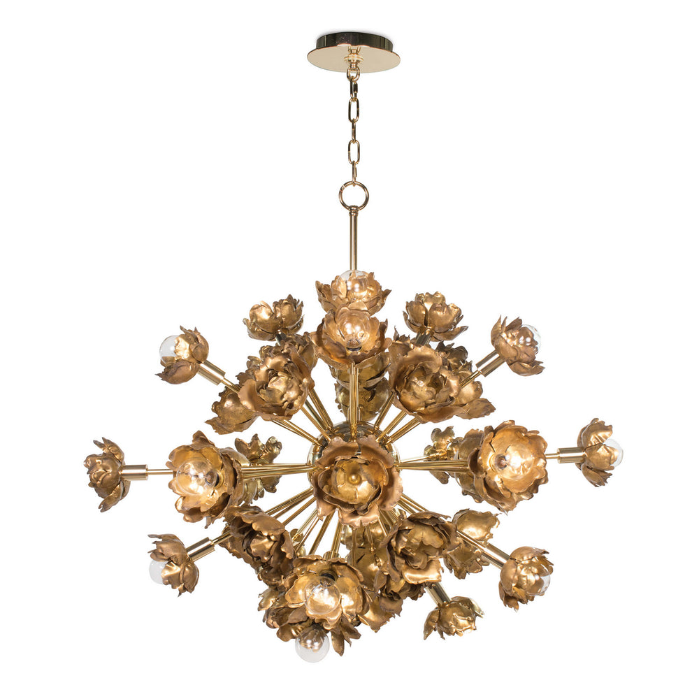 Regina Andrew Canada - 22 Light Chandelier - Adeline - Gold- Union Lighting Luminaires Decor