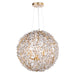 Regina Andrew Canada - Six Light Chandelier - Cheshire - Gold Leaf- Union Lighting Luminaires Decor