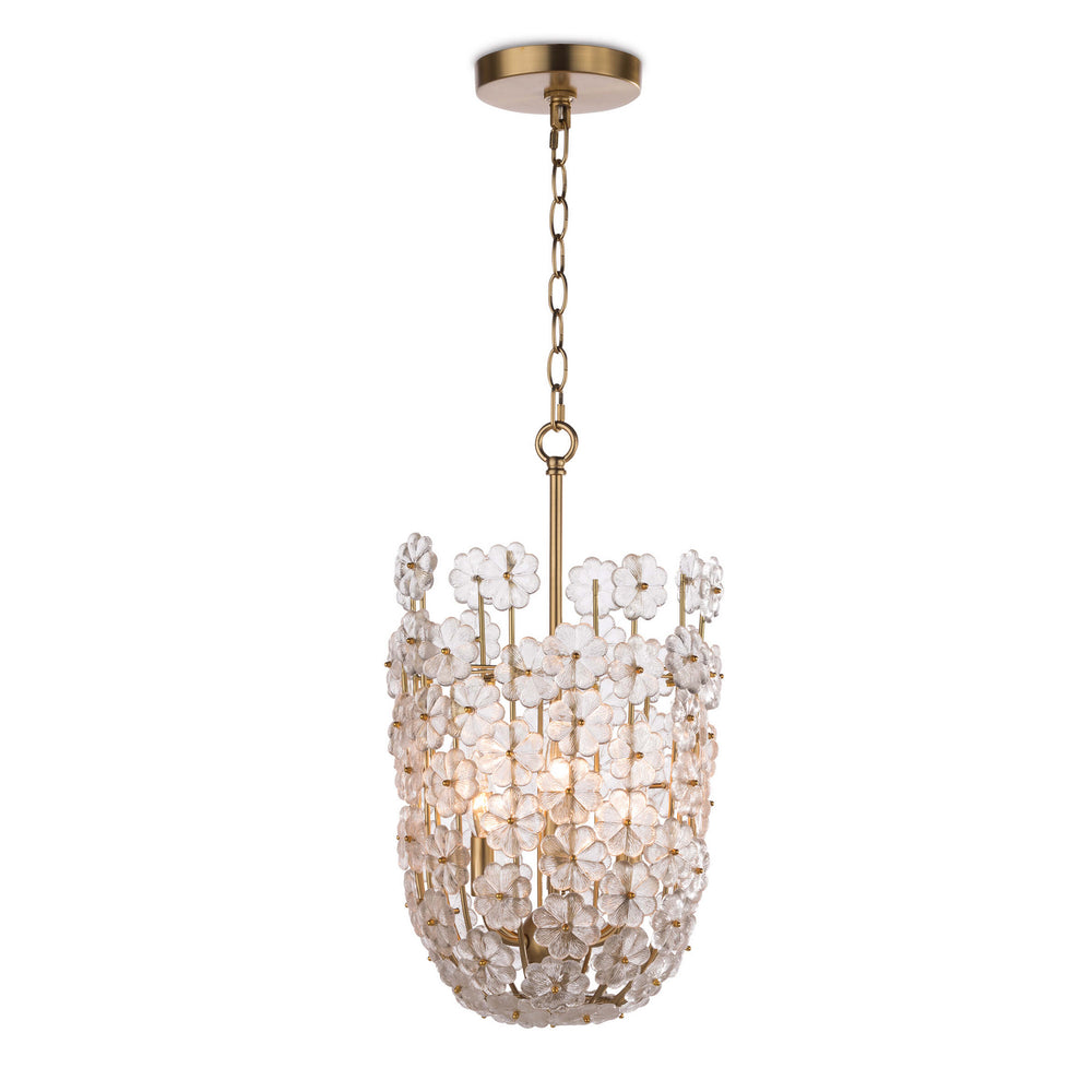 Regina Andrew Canada - Six Light Pendant - Charlotte - Natural Brass- Union Lighting Luminaires Decor