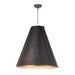 Regina Andrew Canada - Three Light Chandelier - French - Blackened Brass- Union Lighting Luminaires Decor