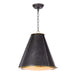 Regina Andrew Canada - One Light Chandelier - French - Blackened Brass- Union Lighting Luminaires Decor