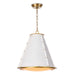 Regina Andrew Canada - One Light Chandelier - French - White- Union Lighting Luminaires Decor