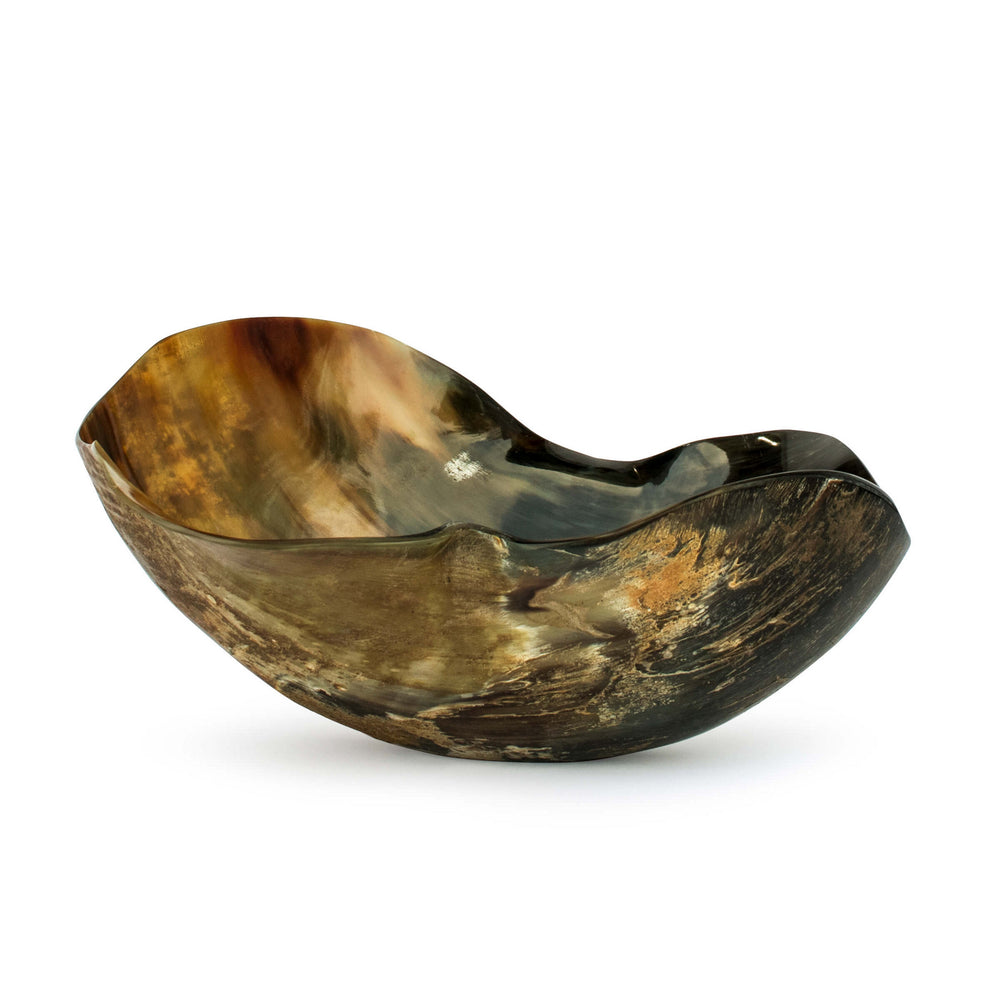Regina Andrew Canada - Bowl - Black Horn - Natural- Union Lighting Luminaires Decor