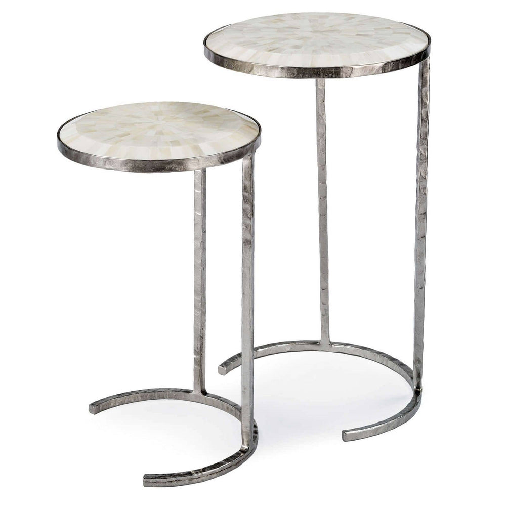 Regina Andrew Canada - Nesting Tables - Bone - Polished Nickel- Union Lighting Luminaires Decor
