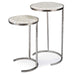 Regina Andrew Canada - Nesting Tables - Bone - Polished Nickel- Union Lighting Luminaires Decor
