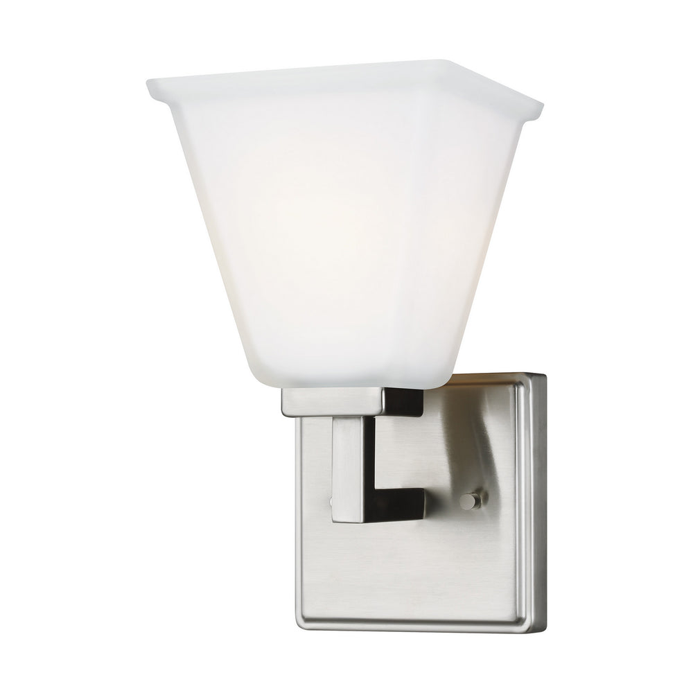 Generation Lighting Canada - One Light Wall / Bath Sconce - Ellis Harper - Brushed Nickel- Union Lighting Luminaires Decor