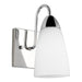 Generation Lighting Canada - One Light Wall / Bath Sconce - Seville - Chrome- Union Lighting Luminaires Decor