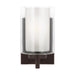 Generation Lighting Canada - One Light Wall / Bath Sconce - Elmwood Park - Bronze- Union Lighting Luminaires Decor
