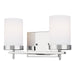 Visual Comfort Studio Canada - Two Light Wall / Bath - Zire - Chrome- Union Lighting Luminaires Decor