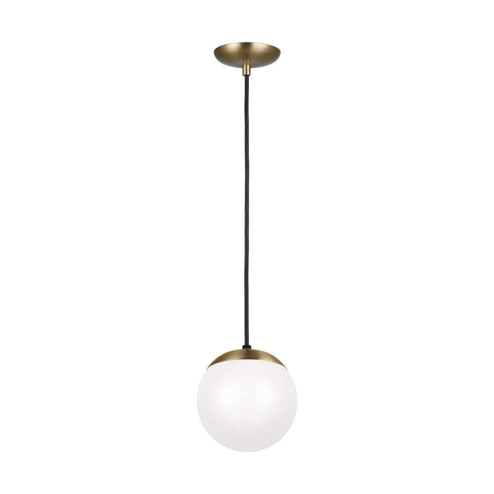 Visual Comfort Studio Canada - One Light Pendant - Leo - Hanging Globe - Satin Brass- Union Lighting Luminaires Decor