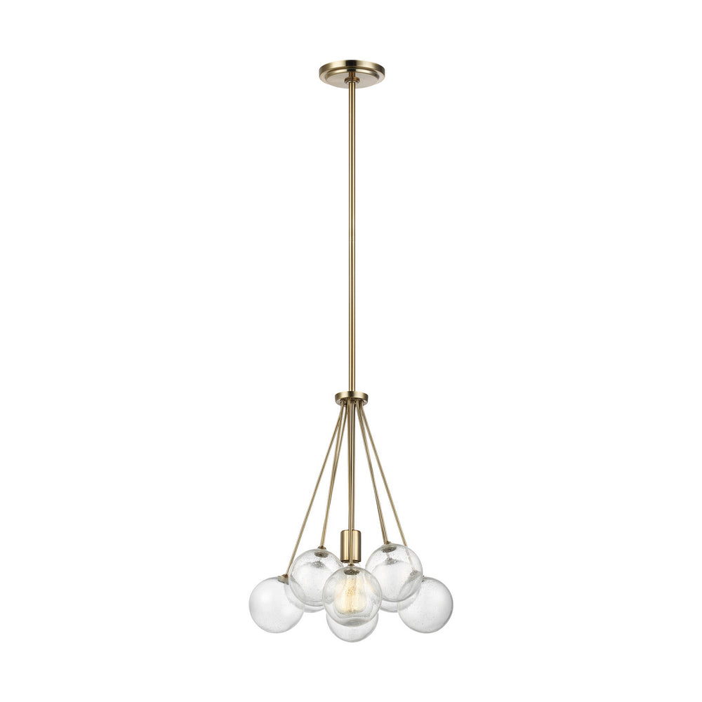 Visual Comfort Studio Canada - One Light Pendant - Bronzeville - Satin Brass- Union Lighting Luminaires Decor