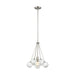 Visual Comfort Studio Canada - One Light Pendant - Bronzeville - Brushed Nickel- Union Lighting Luminaires Decor