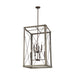 Visual Comfort Studio Canada - Eight Light Hall / Foyer - Thornwood - Washed Pine- Union Lighting Luminaires Decor