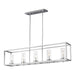 Visual Comfort Studio Canada - Five Light Island Pendant - Zire - Chrome- Union Lighting Luminaires Decor