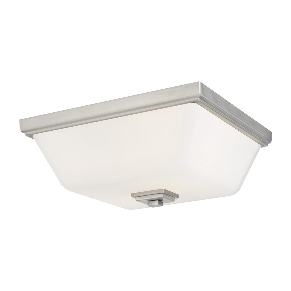 Generation Lighting Canada - Two Light Flush Mount - Ellis Harper - Brushed Nickel- Union Lighting Luminaires Decor
