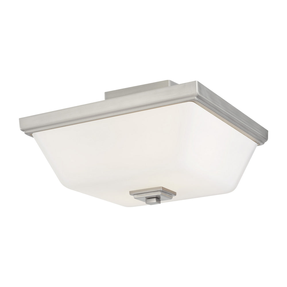 Generation Lighting Canada - Two Light Semi-Flush Mount - Ellis Harper - Brushed Nickel- Union Lighting Luminaires Decor
