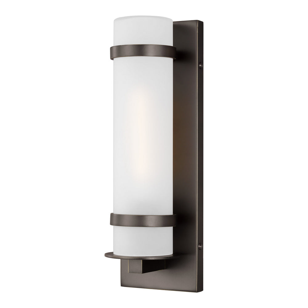 Generation Lighting Canada - One Light Outdoor Wall Lantern - Alban - Antique Bronze- Union Lighting Luminaires Decor