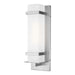 Generation Lighting Canada - One Light Outdoor Wall Lantern - Alban - Satin Aluminum- Union Lighting Luminaires Decor