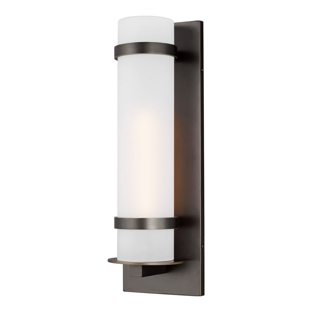 Generation Lighting Canada - One Light Outdoor Wall Lantern - Alban - Antique Bronze- Union Lighting Luminaires Decor