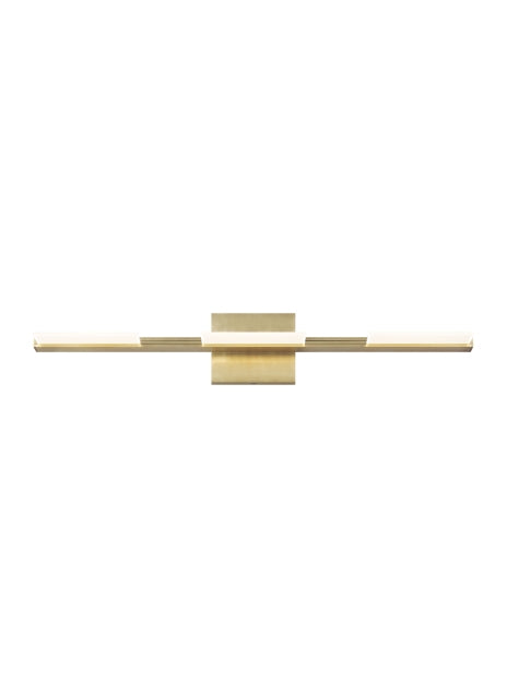 Visual Comfort Modern - LED Bath - Tris - Aged Brass- Union Lighting Luminaires Decor