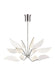 Visual Comfort Modern - LED Chandelier - Belterra - Polished Nickel- Union Lighting Luminaires Decor