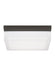 Visual Comfort Modern - LED Flush Mount - Boxie - Antique Bronze- Union Lighting Luminaires Decor