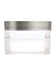 Visual Comfort Modern - LED Flush Mount - Boxie - Satin Nickel- Union Lighting Luminaires Decor