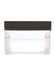 Visual Comfort Modern - LED Flush Mount - Boxie - Antique Bronze- Union Lighting Luminaires Decor