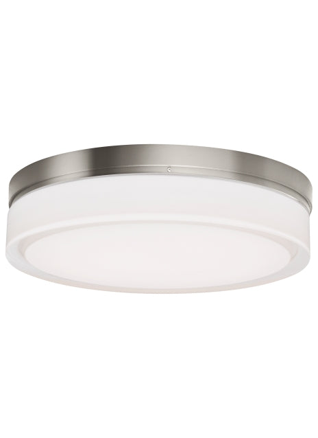 Visual Comfort Modern - LED Flush Mount - Cirque - Satin Nickel- Union Lighting Luminaires Decor