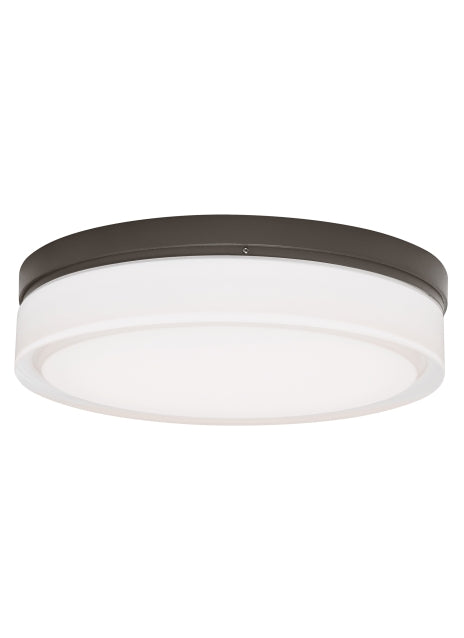 Visual Comfort Modern - LED Flush Mount - Cirque - Antique Bronze- Union Lighting Luminaires Decor