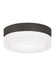 Visual Comfort Modern - LED Flush Mount - Cirque - Antique Bronze- Union Lighting Luminaires Decor