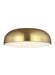 Visual Comfort Modern - LED Flush Mount - Kosa - Aged Brass- Union Lighting Luminaires Decor