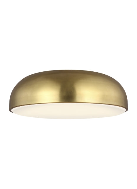 Visual Comfort Modern - LED Flush Mount - Kosa - Aged Brass- Union Lighting Luminaires Decor
