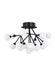 Visual Comfort Modern - LED Flush Mount - Mara - Matte Black- Union Lighting Luminaires Decor